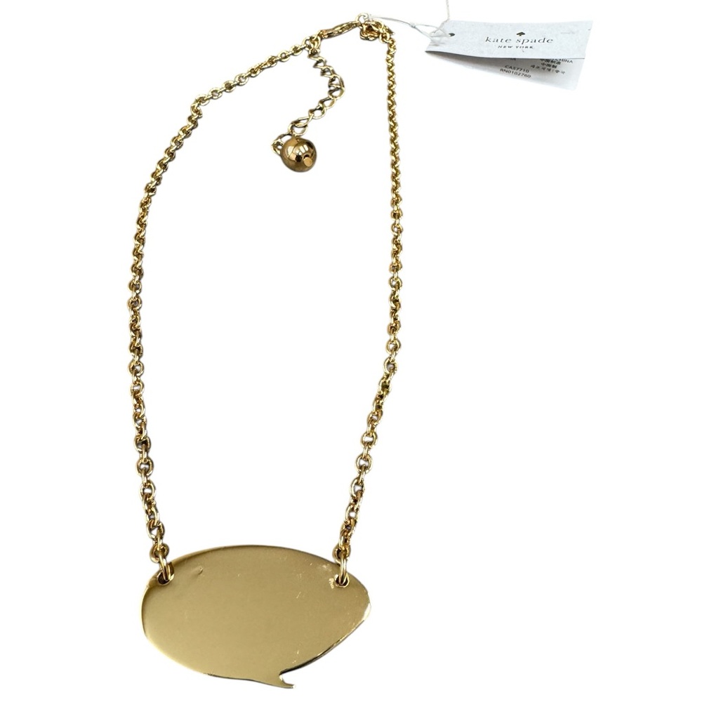 Kate Spade Quote necklace